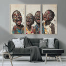 Shai Yossef Print - Joyful Childhood Canvas Wall Art -