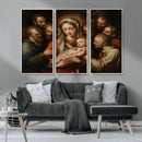 Religious Canvas Wall Art Print - Madonna and Child with by MyGreatCanvas | Canvas Wall Art Prints | Photo Prints & Wall Decor