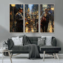 Jazz Canvas Wall Art Print – Abstract African American Music by MyGreatCanvas | Canvas Wall Art Prints | Photo Prints & Wall Decor