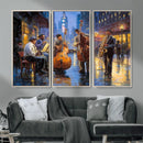 Colorful Jazz Wall Art - African American Music Canvas Print