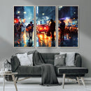 African American Jazz Canvas Wall Art Print – Abstract Music