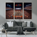 Texas Stadium Night Game Wall Art Canvas Print – Vibrant