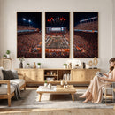 Texas Stadium Night Game Wall Art Canvas Print – Vibrant