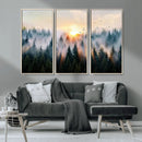Abstract Forest Wall Art - Serene Nature Canvas Print with by MyGreatCanvas | Canvas Wall Art Prints | Photo Prints & Wall Decor