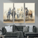 Wild Horses Wall Art Canvas Print, Framed Running Horses Art by MyGreatCanvas | Canvas Wall Art Prints | Photo Prints & Wall Decor