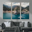 Amalfi Coast Wall Art – Framed Italian Seaside Canvas by MyGreatCanvas | Canvas Wall Art Prints | Photo Prints & Wall Decor