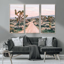 Joshua Tree Wall Art Canvas Print – Framed Desert Road Scene by MyGreatCanvas | Canvas Wall Art Prints | Photo Prints & Wall Decor