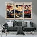 Modern Japanese Wall Art Canvas Print – Framed Abstract by MyGreatCanvas | Canvas Wall Art Prints | Photo Prints & Wall Decor