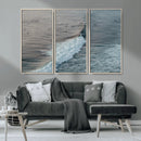 Ocean Waves Wall Art Canvas Print – Framed Coastal Serenity