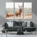 Rustic Nature Wall Art Canvas Print – Stag Woodland Framed by MyGreatCanvas | Canvas Wall Art Prints | Photo Prints & Wall Decor