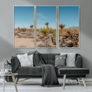 Joshua Tree Wall Art Canvas Print – Framed Desert Landscape