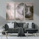 Abstract Grey Gold Wall Art – Modern Geometric Canvas by MyGreatCanvas | Canvas Wall Art Prints | Photo Prints & Wall Decor