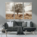 Texas Longhorn Cattle Wall Art, Rustic Western Ranch Canvas by MyGreatCanvas | Canvas Wall Art Prints | Photo Prints & Wall Decor
