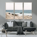 Coastal Ocean View Wall Art Canvas Print – Serene Rocky by MyGreatCanvas | Canvas Wall Art Prints | Photo Prints & Wall Decor