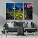 Target Field Wall Art Canvas Print – Baseball Stadium Scene, by MyGreatCanvas | Canvas Wall Art Prints | Photo Prints & Wall Decor