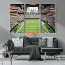 Chicago Bears Soldiers Field Wall Art Canvas Print – Framed