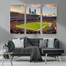 Chicago Bears Soldiers Field Wall Art Canvas Print – Framed
