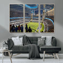 Chicago Dome Stadium Wall Art Canvas Print – Framed Modern