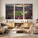 Chicago Bears Soldiers Field Wall Art Canvas Print – Framed