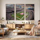 Chicago Bears Soldiers Field Wall Art Canvas Print – Framed