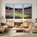 Chicago Bears Soldiers Field Wall Art Canvas Print – Framed