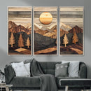 Wood Mountain Wall Art Canvas Print – Layered Forest and by MyGreatCanvas | Canvas Wall Art Prints | Photo Prints & Wall Decor