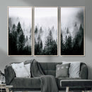 Foggy Pine Forest Canvas Wall Art by MyGreatCanvas | Canvas Wall Art Prints | Photo Prints & Wall Decor