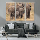 Wild Elephant Wall Art Canvas Print by MyGreatCanvas | Canvas Wall Art Prints | Photo Prints & Wall Decor