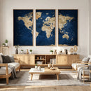 World Map Canvas Print – Framed Travel Map Wall Art for by MyGreatCanvas | Canvas Wall Art Prints | Photo Prints & Wall Decor