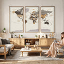 World Map Wall Art Print
