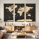 World Map Canvas Print – Detailed Map of the World Wall Art by MyGreatCanvas | Canvas Wall Art Prints | Photo Prints & Wall Decor