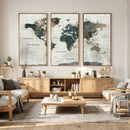 World Map Canvas Print – Framed Travel Map Wall Art for by MyGreatCanvas | Canvas Wall Art Prints | Photo Prints & Wall Decor