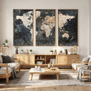 World Map Canvas Print – Detailed Map of the World Wall Art by MyGreatCanvas | Canvas Wall Art Prints | Photo Prints & Wall Decor