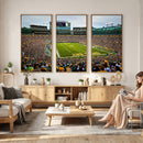 Green Bay Packers Stadium Wall Art Canvas Print, Lambeau