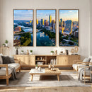 Austin Skyline Wall Art Canvas Print, Austin Downtown Night by MyGreatCanvas | Canvas Wall Art Prints | Photo Prints & Wall Decor
