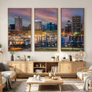 Baltimore Skyline Wall Art Canvas Print, Baltimore Downtown by MyGreatCanvas | Canvas Wall Art Prints | Photo Prints & Wall Decor
