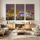 Baltimore Skyline Wall Art Canvas Print, Baltimore Downtown by MyGreatCanvas | Canvas Wall Art Prints | Photo Prints & Wall Decor
