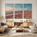 Pastel Beach Wall Art Canvas Print – Soft Coastal by MyGreatCanvas | Canvas Wall Art Prints | Photo Prints & Wall Decor