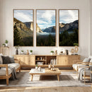 Yosemite Valley Mountain Wall Art Canvas Print, Granite by MyGreatCanvas | Canvas Wall Art Prints | Photo Prints & Wall Decor