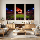 Auburn Stadium Wall Art Canvas Print, College Football Night by MyGreatCanvas | Canvas Wall Art Prints | Photo Prints & Wall Decor