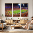 Clemson Football Stadium Wall Art Canvas Print, College