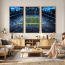 Detroit Lions Stadium Wall Art Canvas Print, Football Field