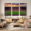 Oklahoma Sooners Stadium Wall Art Canvas Print, College