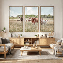 Texas Longhorn Cattle Wall Art Canvas Print, Rustic Ranch by MyGreatCanvas | Canvas Wall Art Prints | Photo Prints & Wall Decor