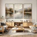 Abstract Landscape Wall Art Canvas Print, Modern Lake by MyGreatCanvas | Canvas Wall Art Prints | Photo Prints & Wall Decor