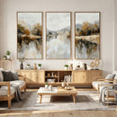 Abstract Landscape Wall Art Canvas Print, Modern Lake by MyGreatCanvas | Canvas Wall Art Prints | Photo Prints & Wall Decor