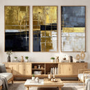 Gold Navy Abstract Wall Art Canvas Print, Modern Luxury by MyGreatCanvas | Canvas Wall Art Prints | Photo Prints & Wall Decor