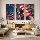 USA Statue of Liberty Graffiti Street Art Wall Art Canvas by MyGreatCanvas | Canvas Wall Art Prints | Photo Prints & Wall Decor