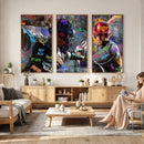 Graffiti Baseball Player Street Art Wall Art Canvas Print