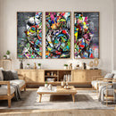 Abstract Graffiti Collage Street Art Wall Art Canvas Print by MyGreatCanvas | Canvas Wall Art Prints | Photo Prints & Wall Decor